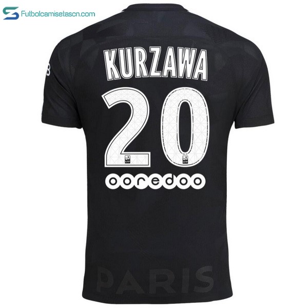 Camiseta Paris Saint Germain 3ª Kurzawa 2017/18